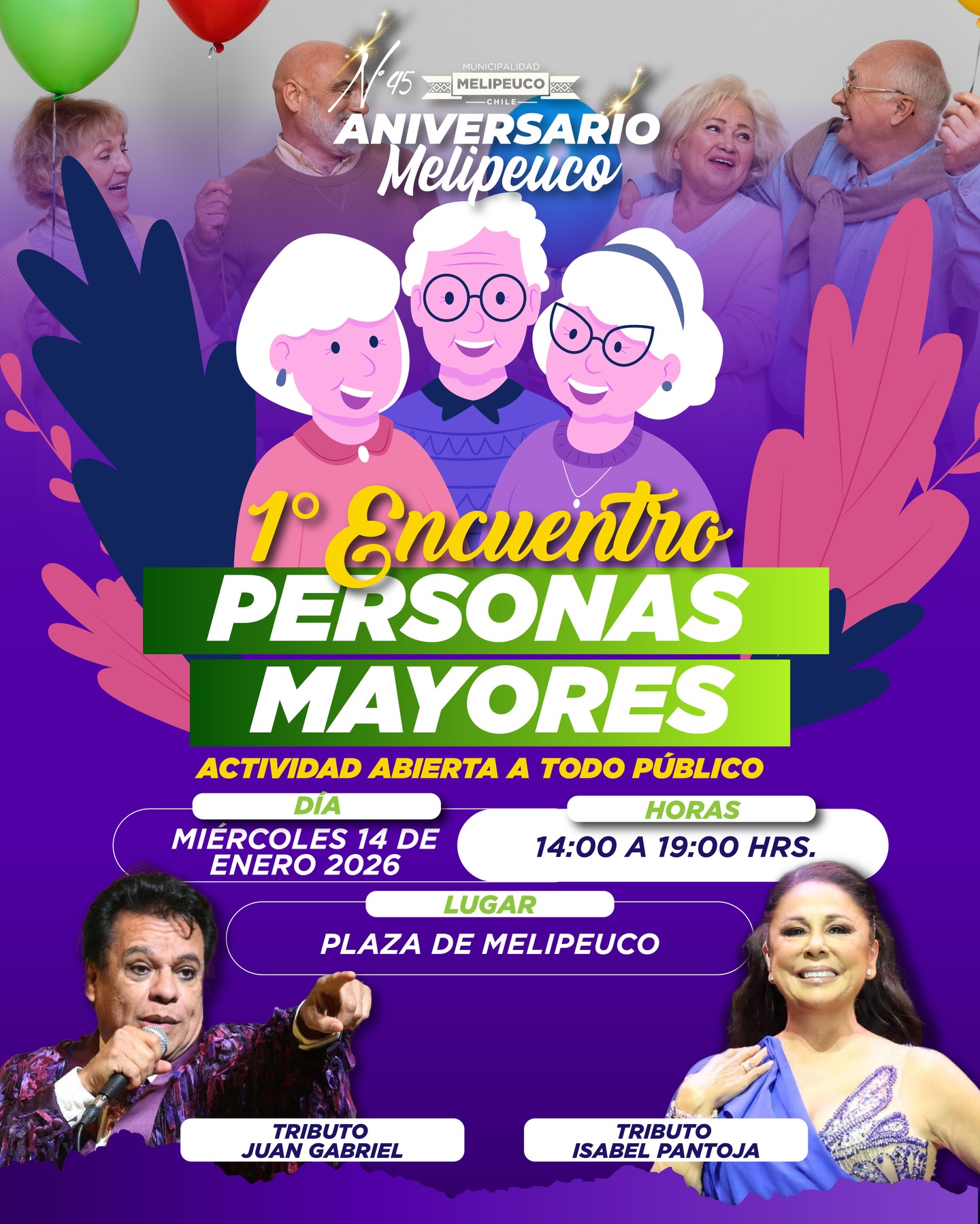1° Encuentro de Personas Mayores en Melipeuco