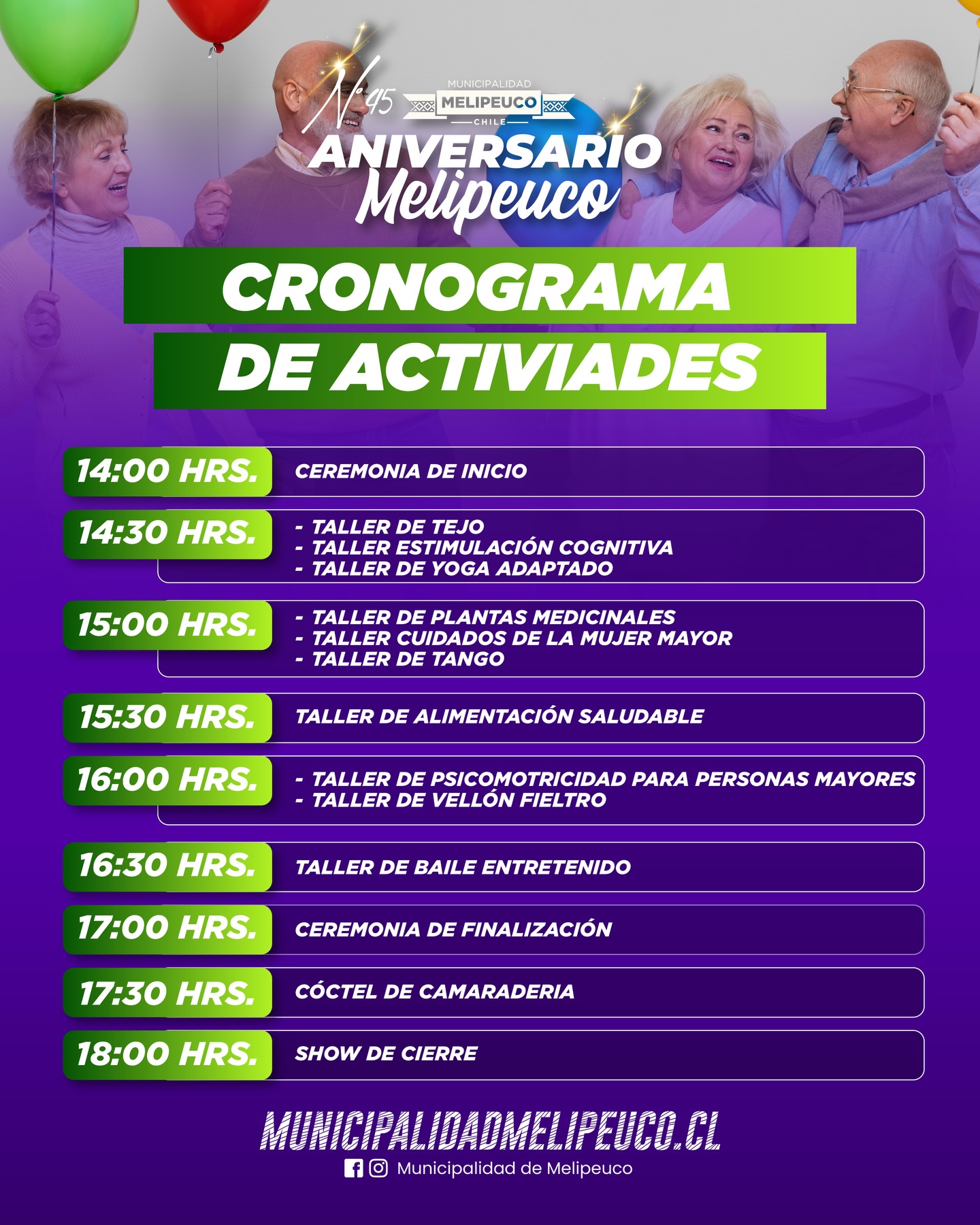 1° Encuentro de Personas Mayores en Melipeuco