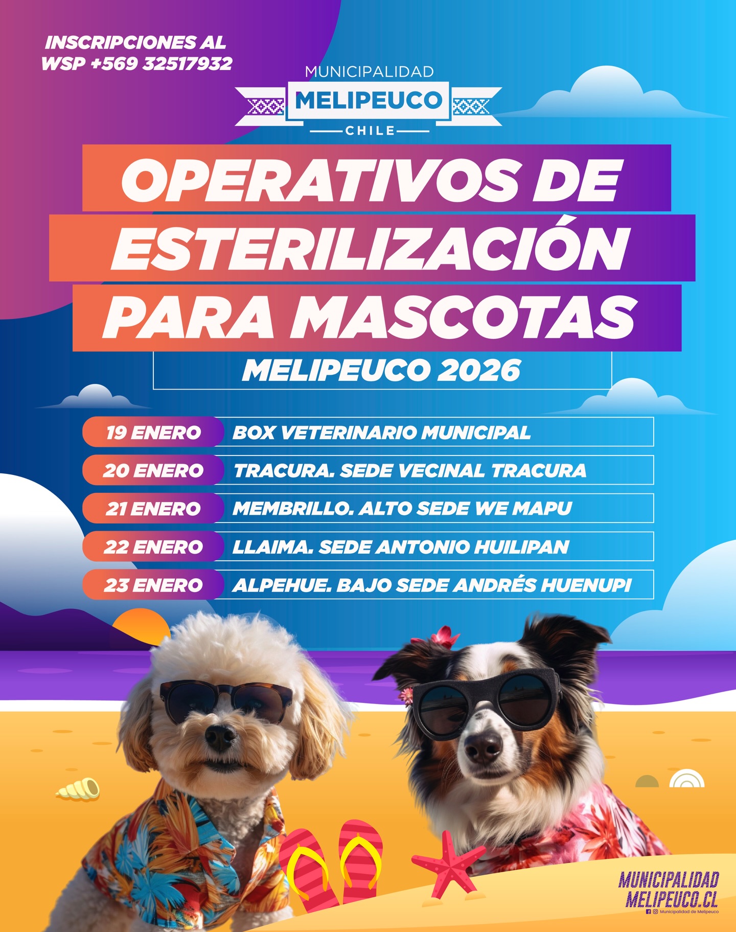 Operativos de Esterilización - 23 Enero