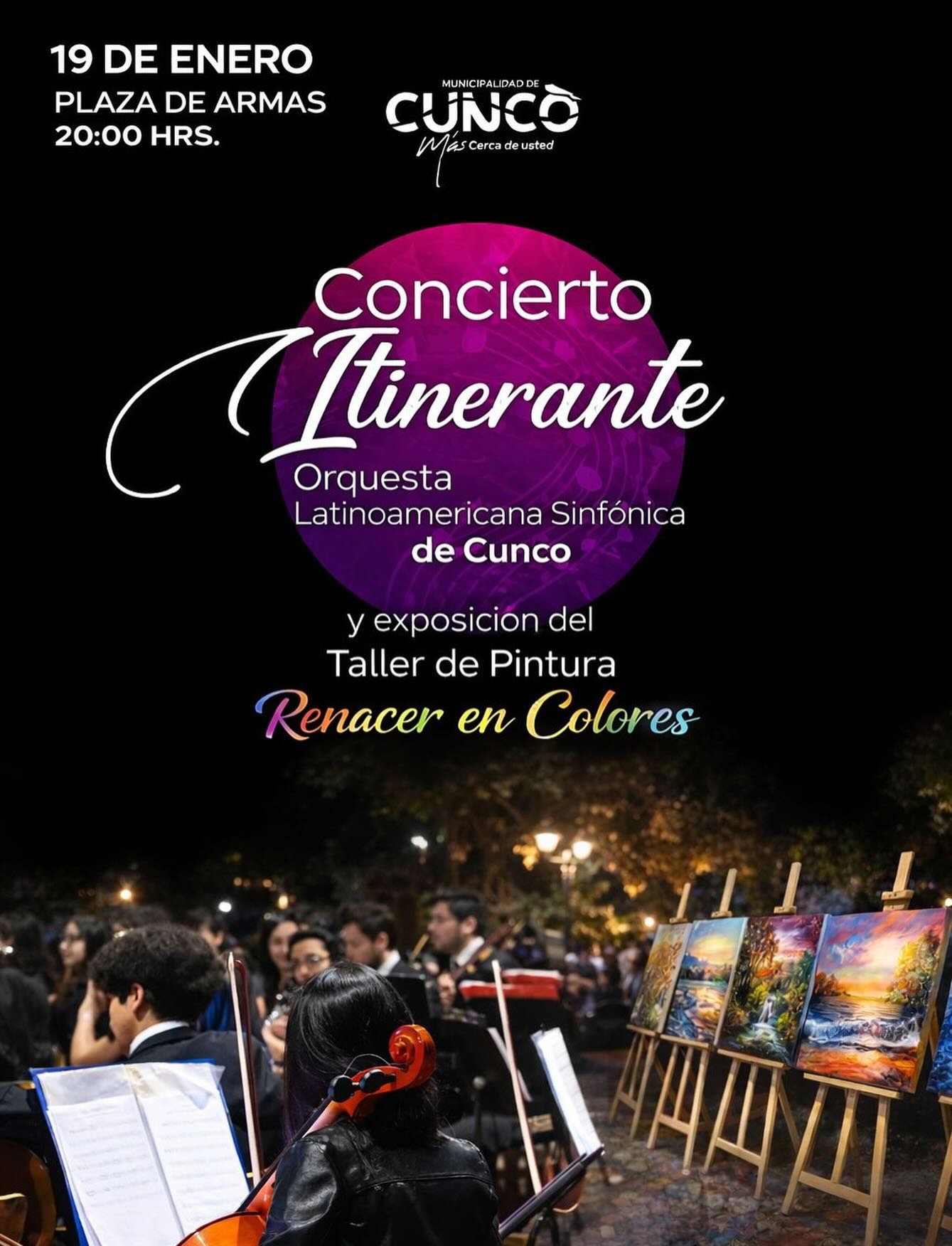 Concierto Itinerante en Cunco - 19 Enero