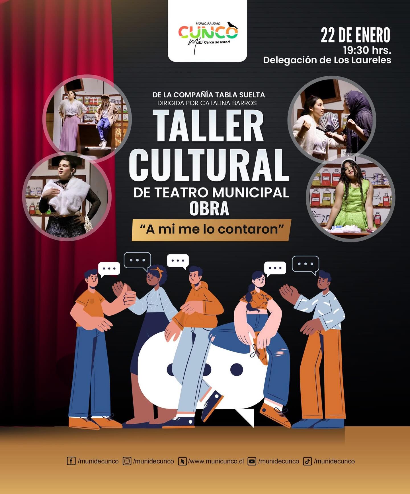 Obra de Teatro 'A Mi Me Lo Contaron' en Cunco