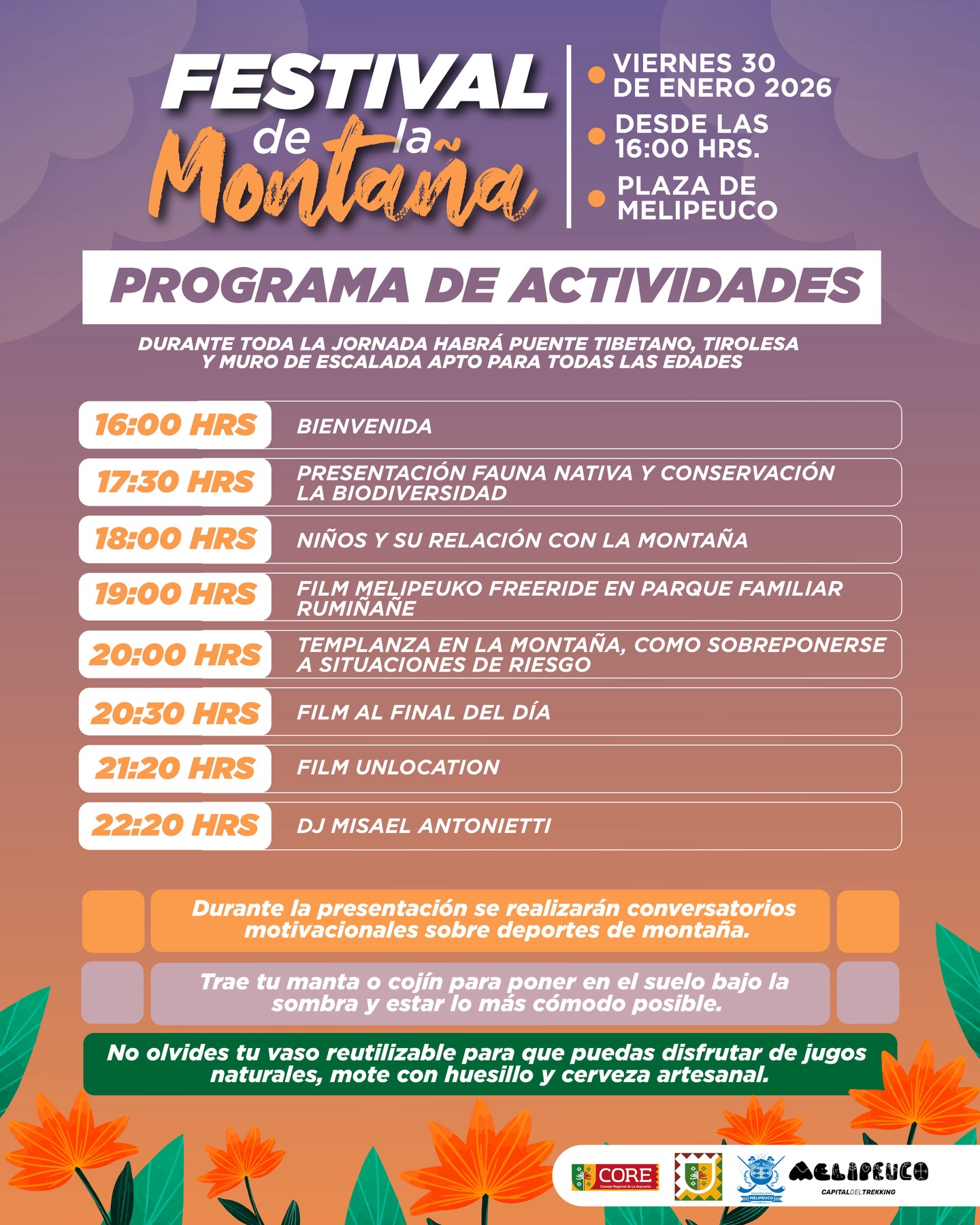 Festival de la Montaña - 30 Enero: Actividades y Shows