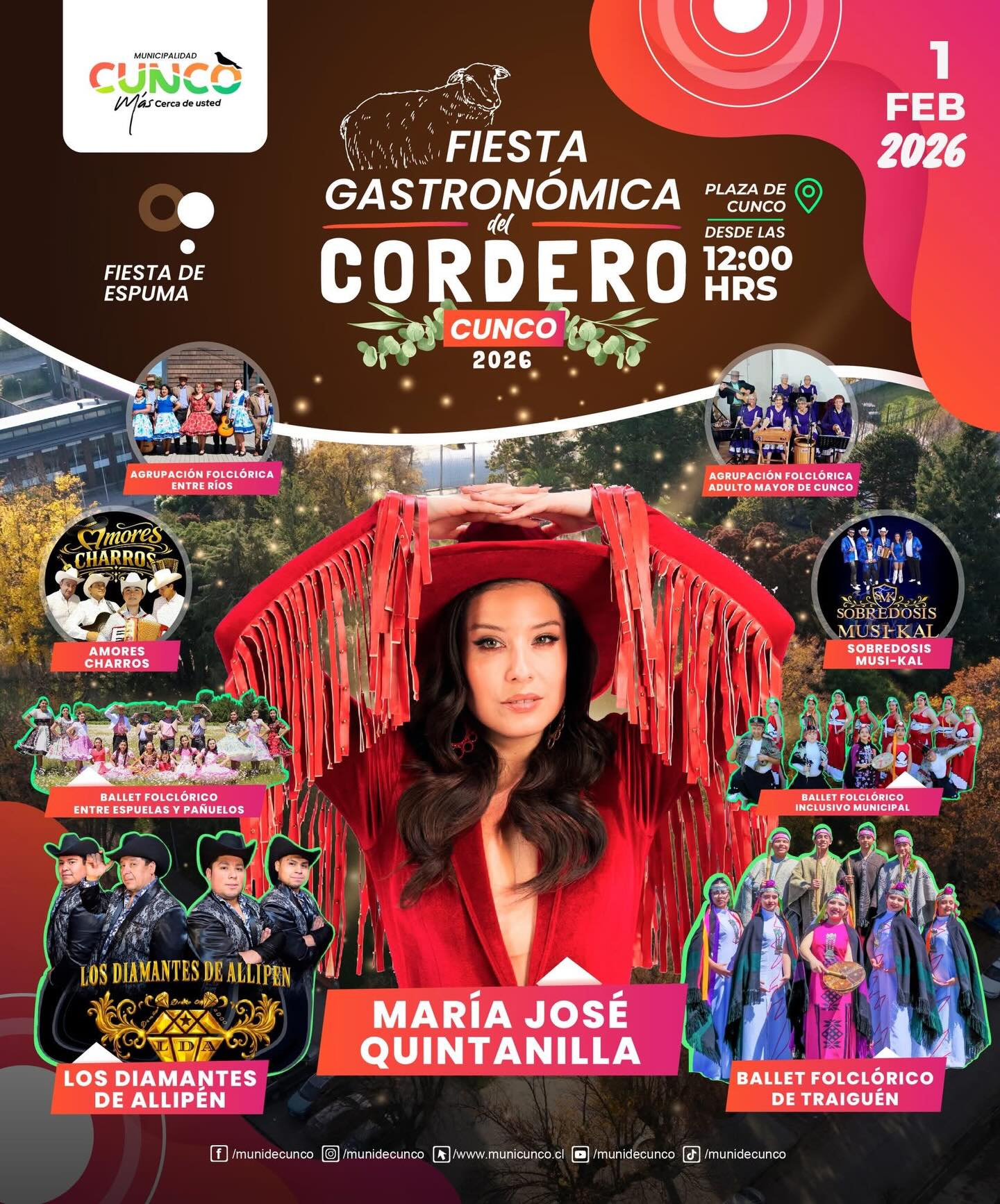 Fiesta Gastronómica del Cordero en Cunco 2026