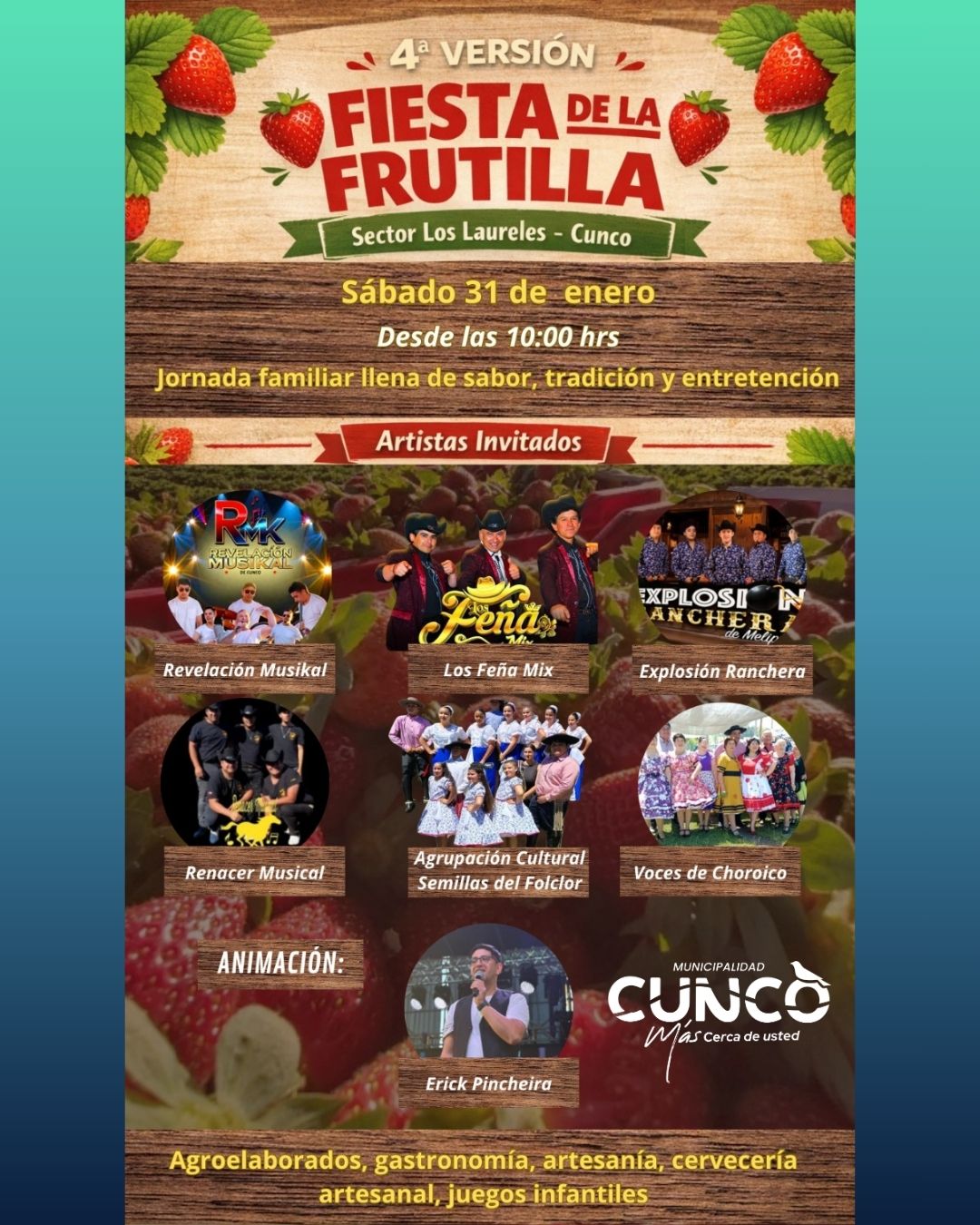 4ª Fiesta de la Frutilla - 31 Enero 2026