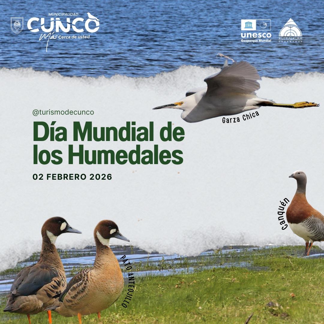 Día Mundial de los Humedales 2026 en Cunco