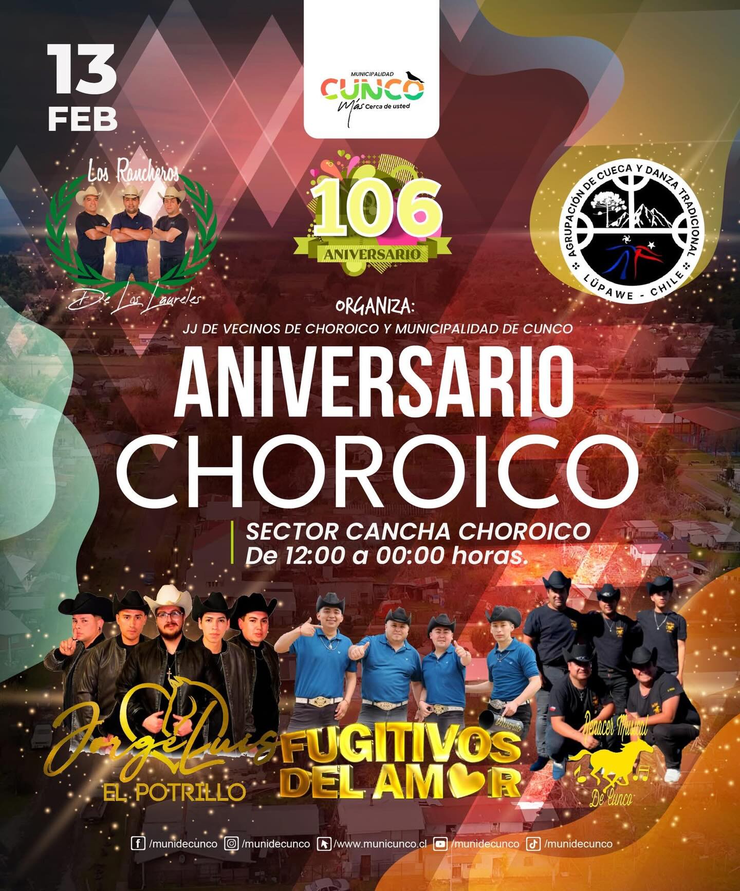 106° Aniversario de Choroico - 13 Febrero 2026