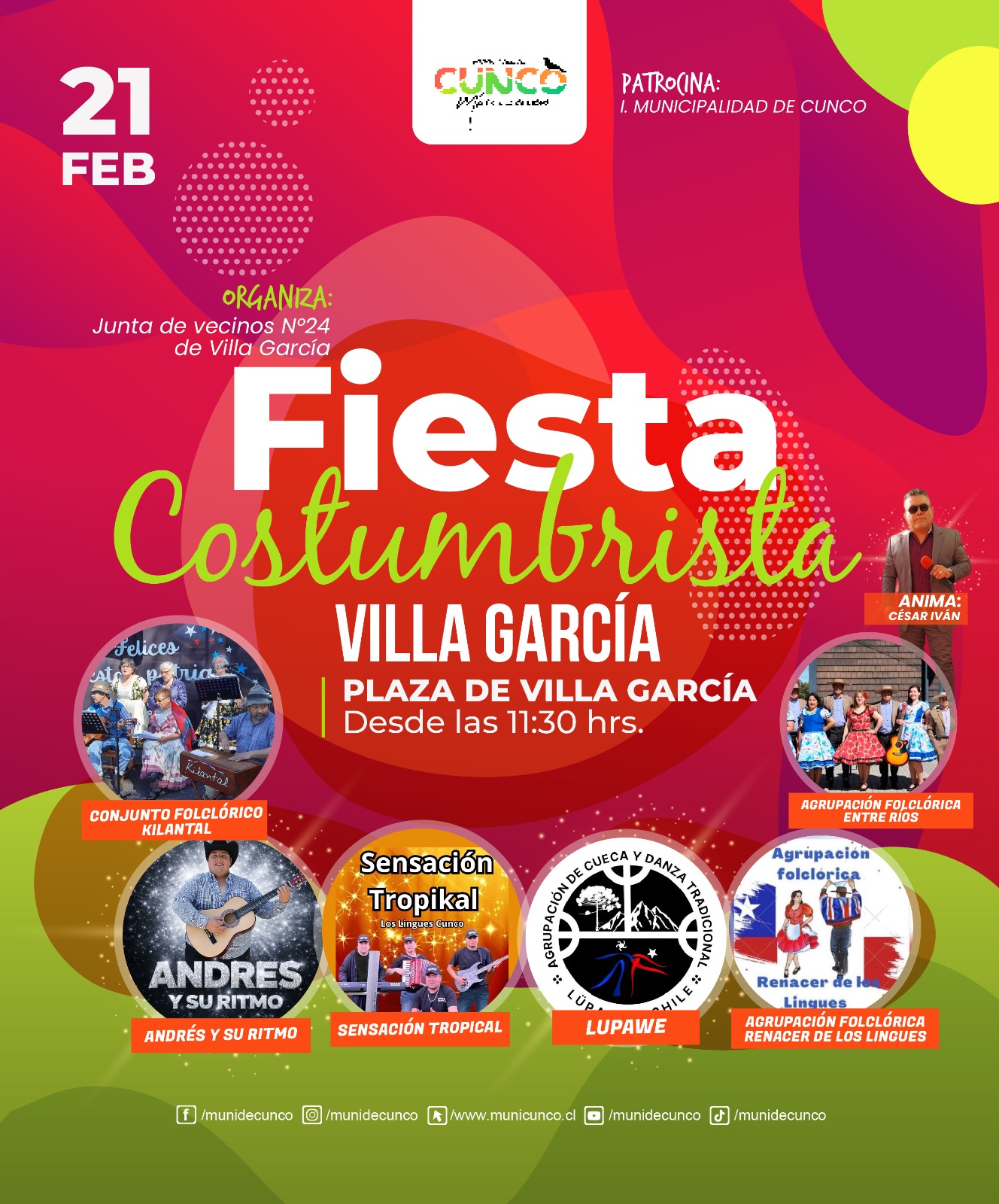 Fiesta Costumbrista en Villa García - 21 Febrero