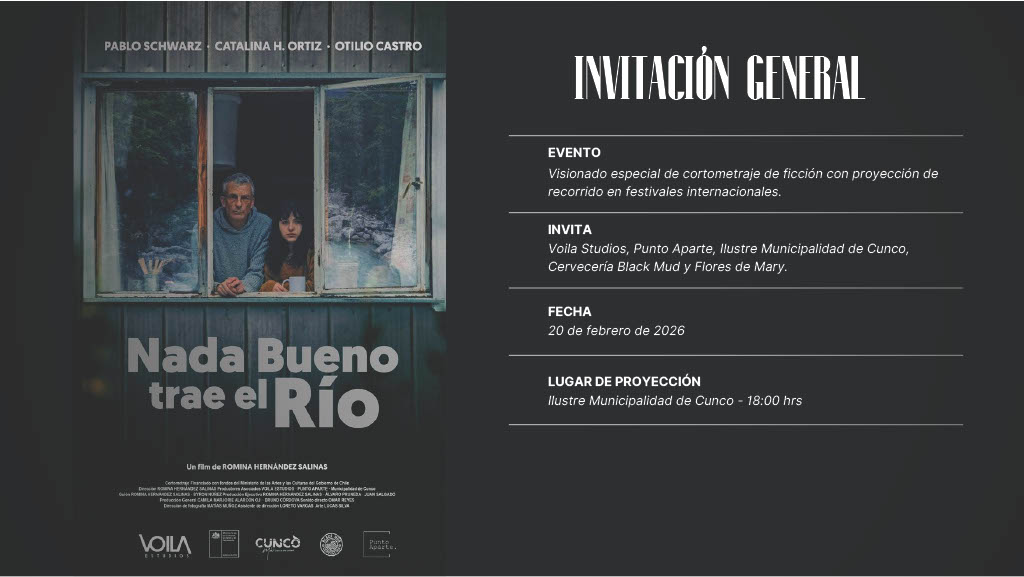 Visionado Especial del Cortometraje 'Nada Bueno trae el Río'