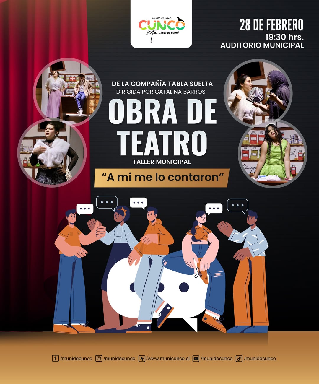 Obra de Teatro 'A mí me lo contaron' en Cunco