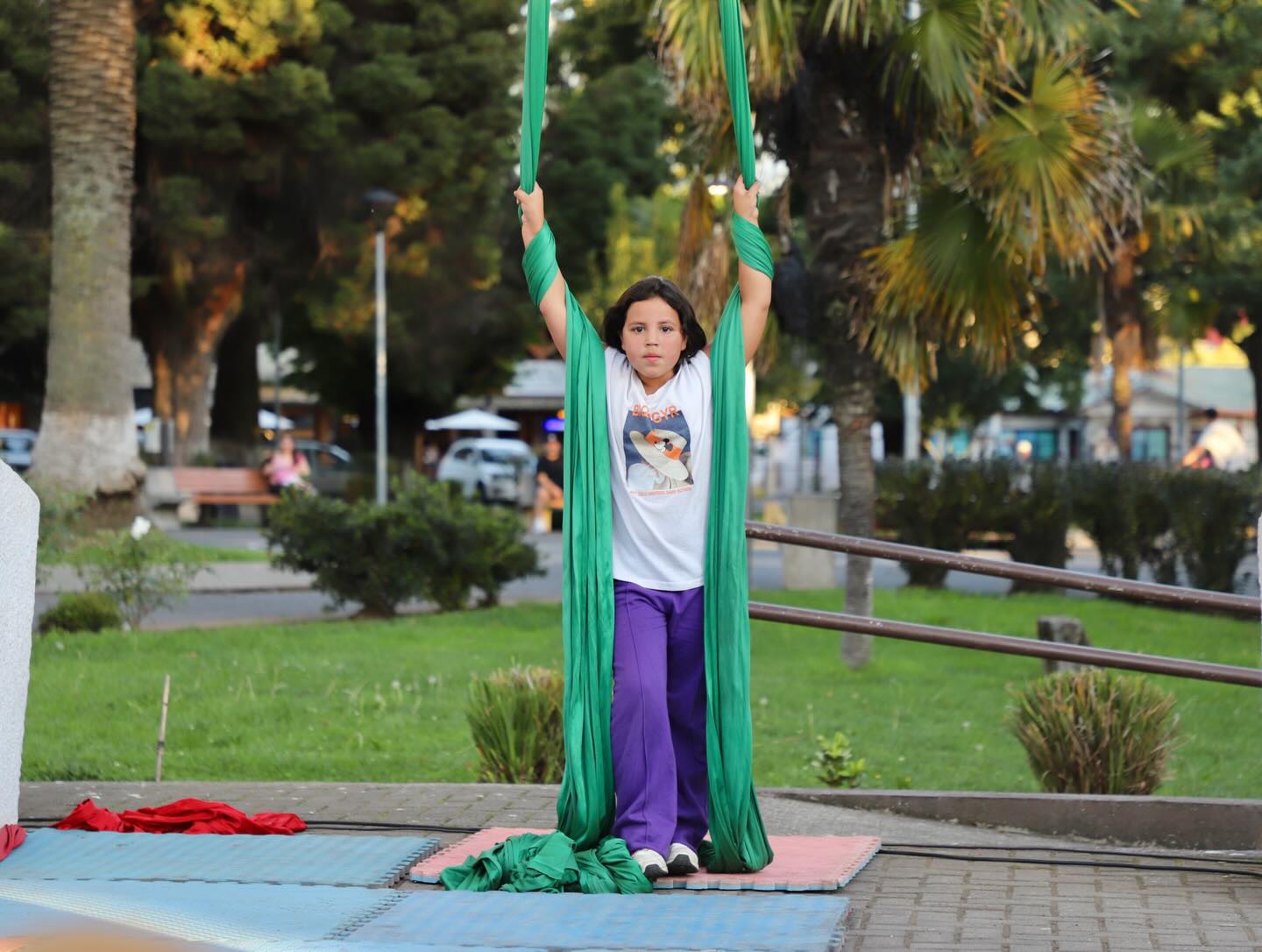 Jornada Cultural en la Plaza de Armas de Cunco