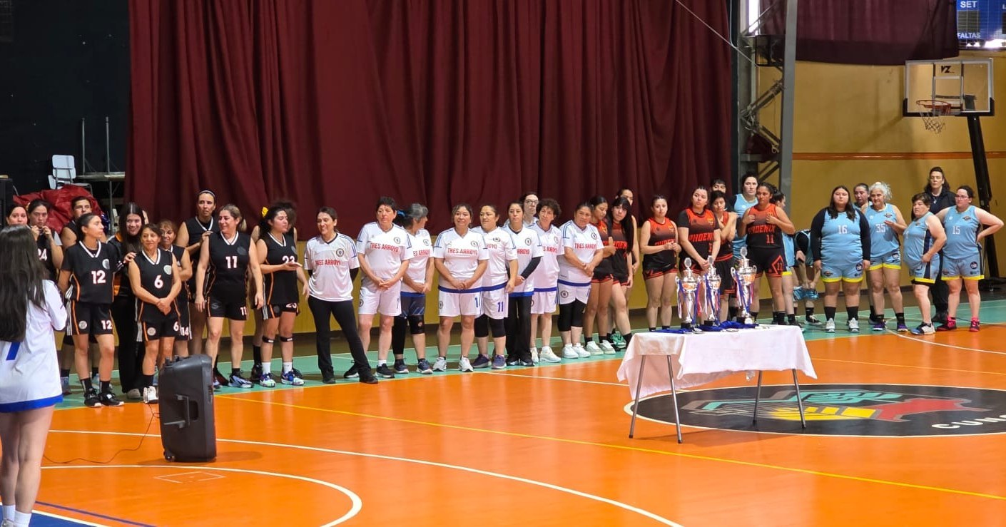 Éxito en Cuadrangular de Basquetbol Femenino en Cunco