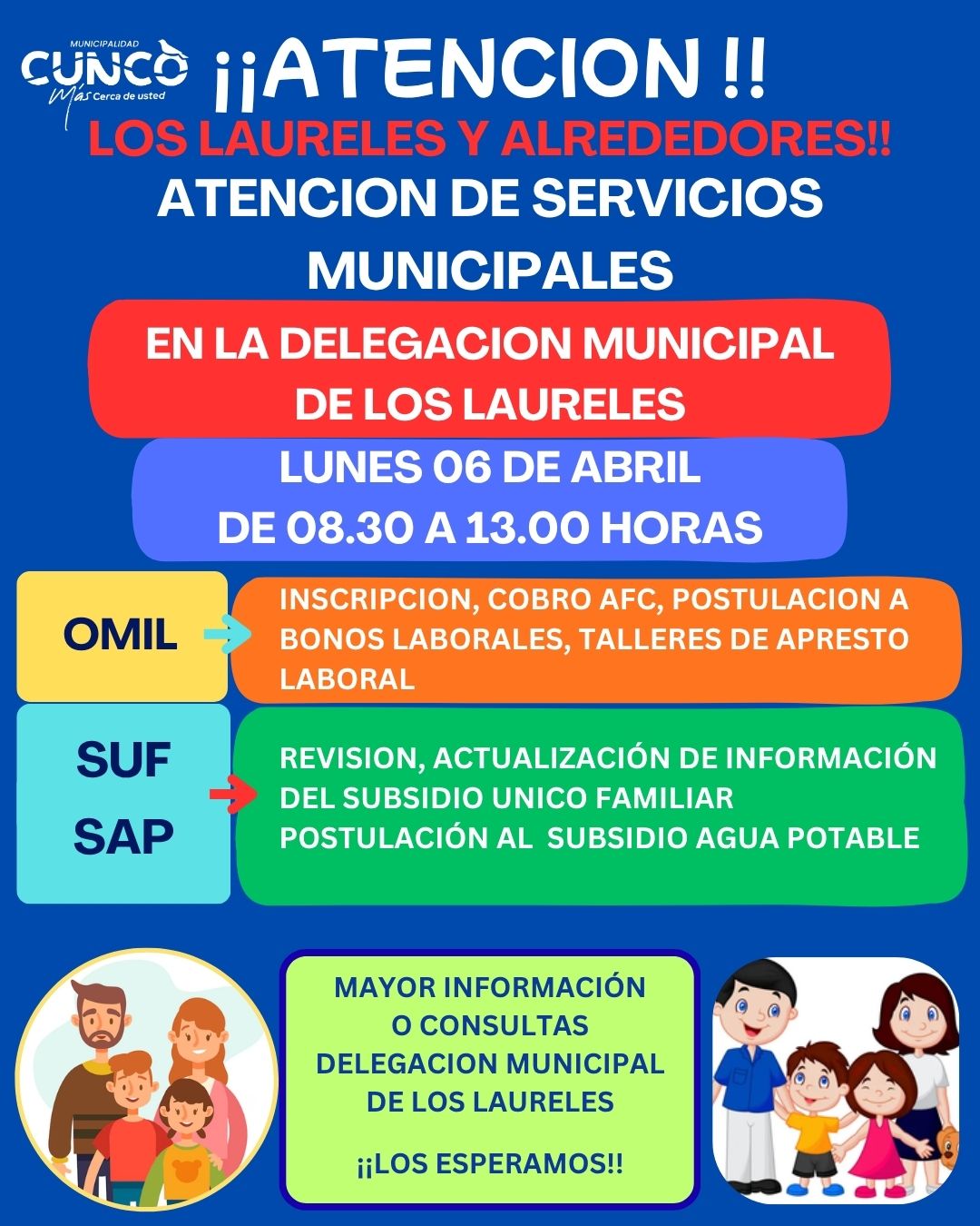 Atención de Servicios Municipales en Los Laureles
