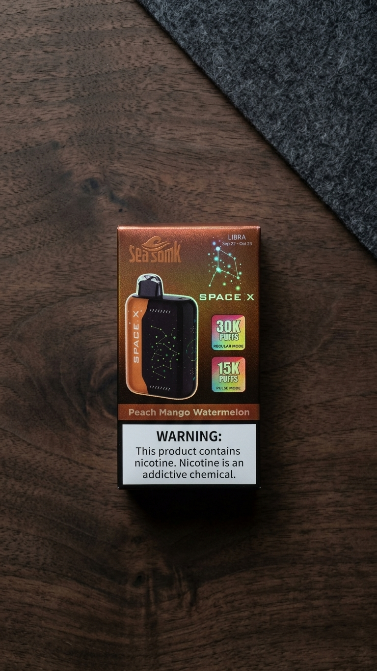 Sea Somk Space X Peach Mango Watermelon 30K | Vaper Desechable Premium Chile