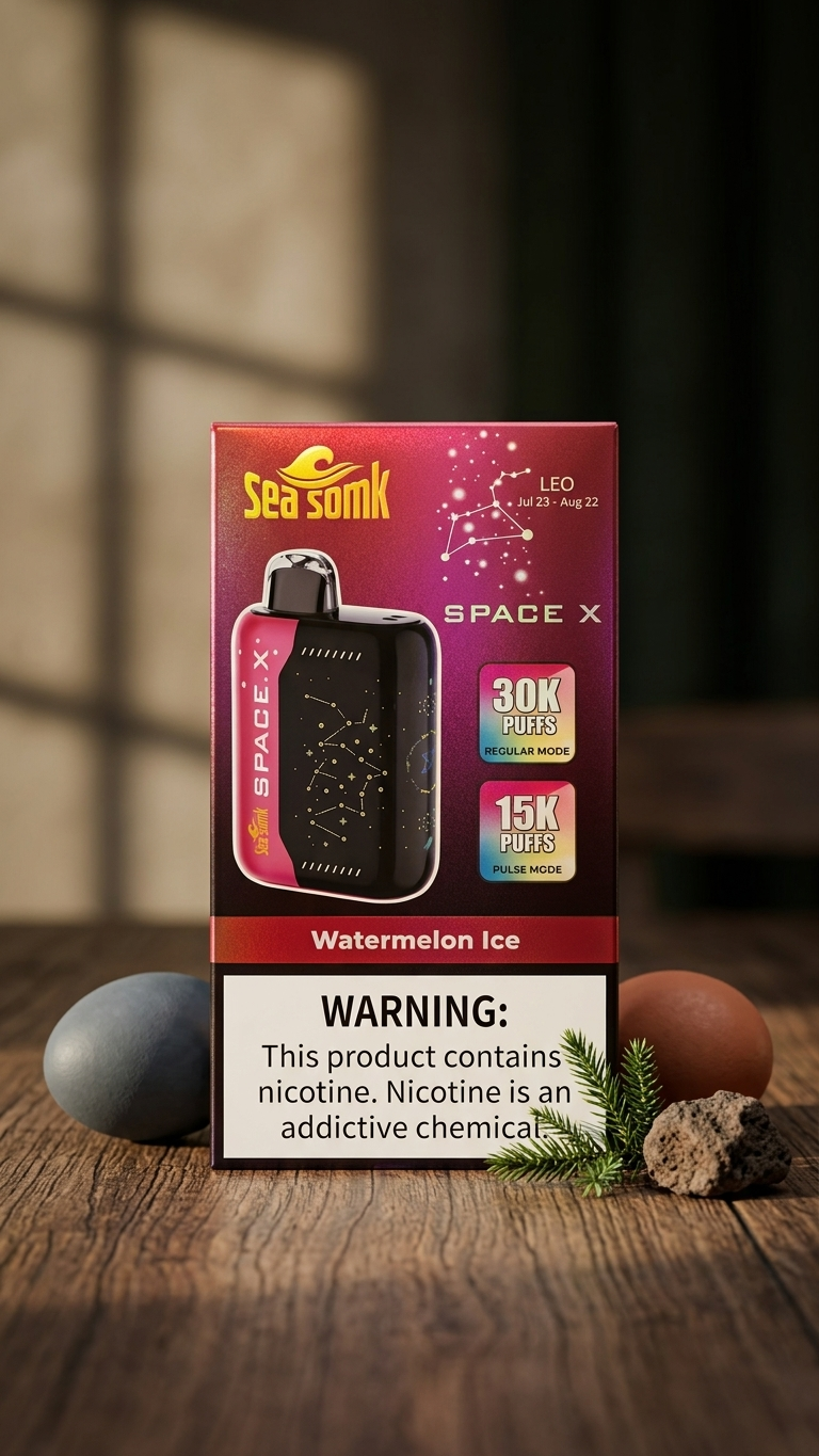 Sea Somk Space X Watermelon Ice 30K | Vaper Desechable Sandía Chile