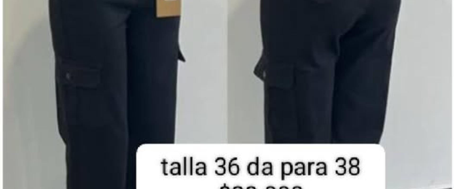 Jeans elasticados tiro alto push up talla 36