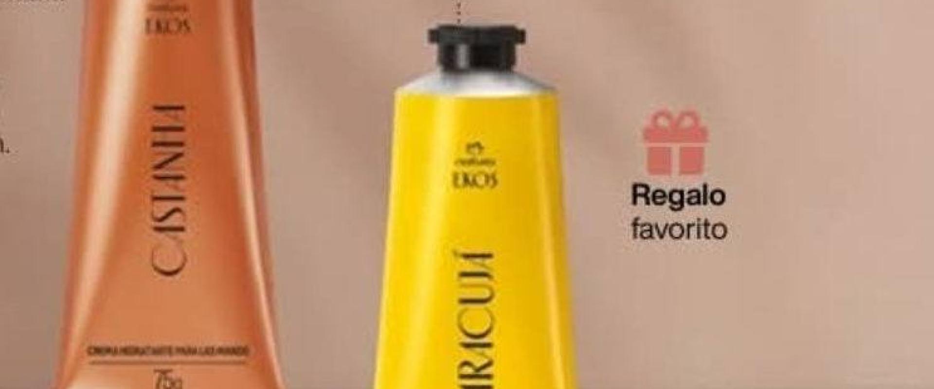 Cremas Natura Ekos manos Castaña y Maracuyá