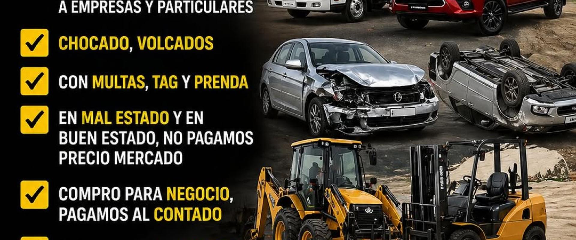 Compra de autos, camionetas, furgones y maquinarias