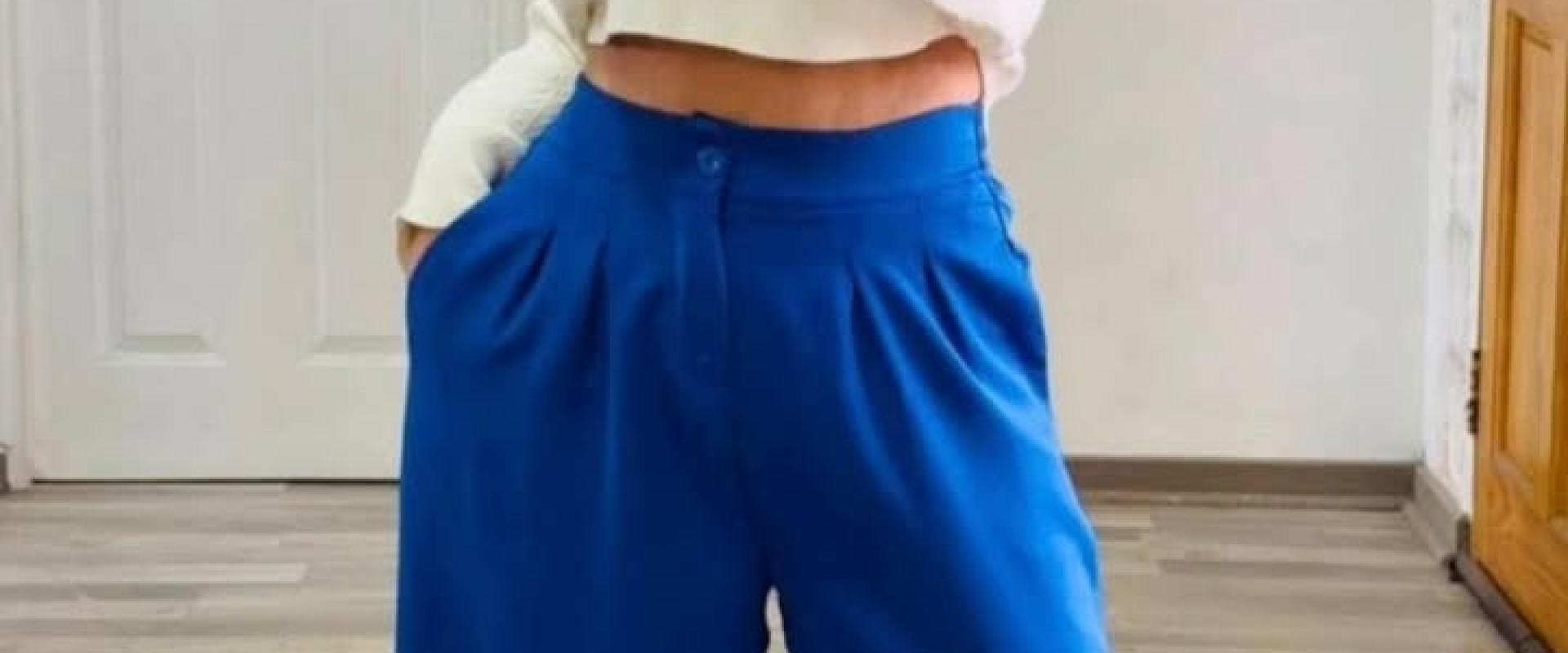 Pantalones de tela estilo Zara