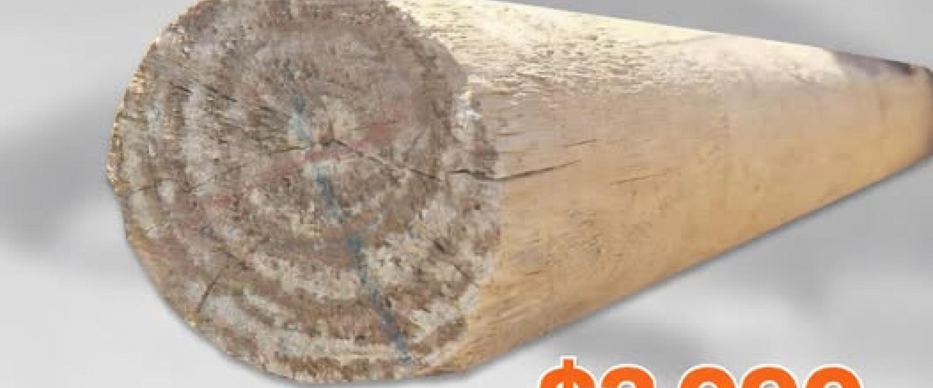 Polín impregnado de 3 a 4"