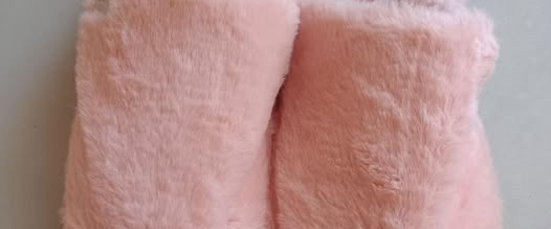 Pantuflas rosadas talla 38-39