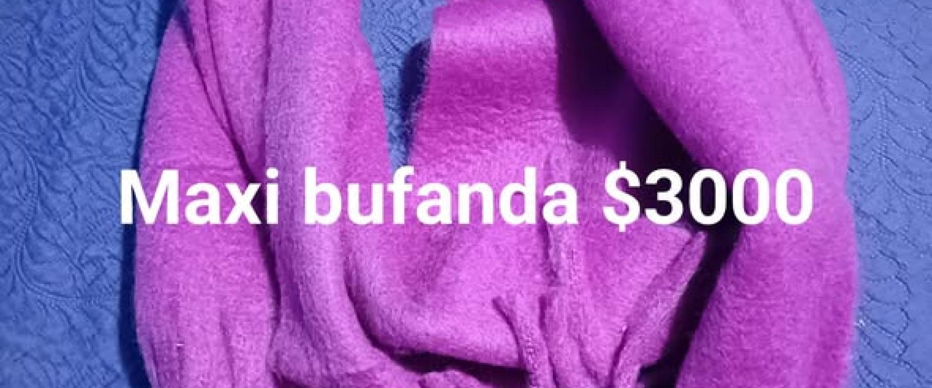 Maxi bufanda