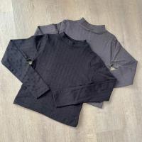 Chaquetas acanaladas con cierre