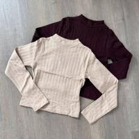 Chaquetas acanaladas con cierre