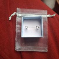 Aros de plata 925 forma de corazón