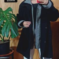 Abrigo estampado talla L