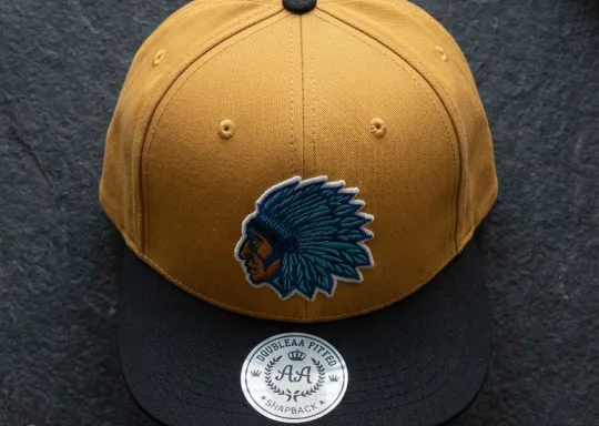 Gorra Chief Snapback Amarillo Mostaza | Double AA Fitted Chile — Edición Heritage