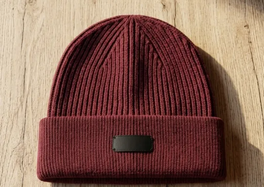Gorro Beanie Burdeo | Double AA Fitted Chile — Color de Temporada