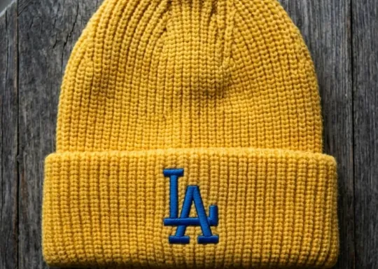 Gorro Beanie Mostaza NY Bordado | Double AA Fitted Chile