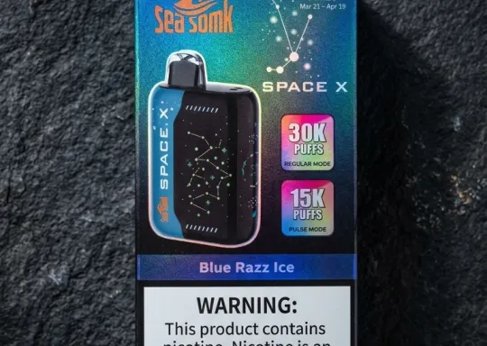 Sea Somk Space X Blue Razz Ice 30K | Vaper Desechable Sabor Frío Chile