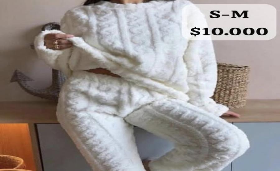 Conjunto de ropa blanca talla S-M