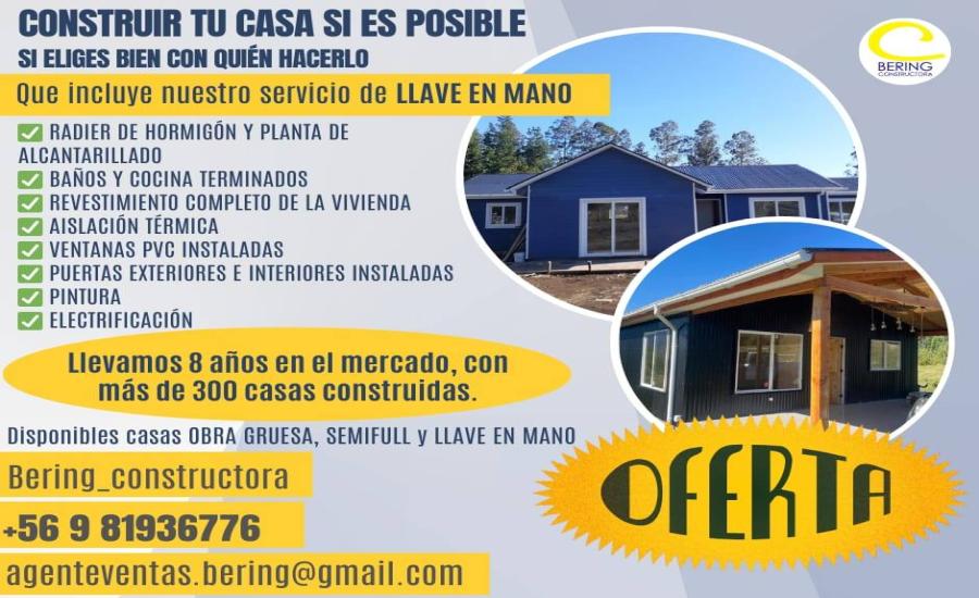 Construcción de casas llave en mano - Bering Constructora