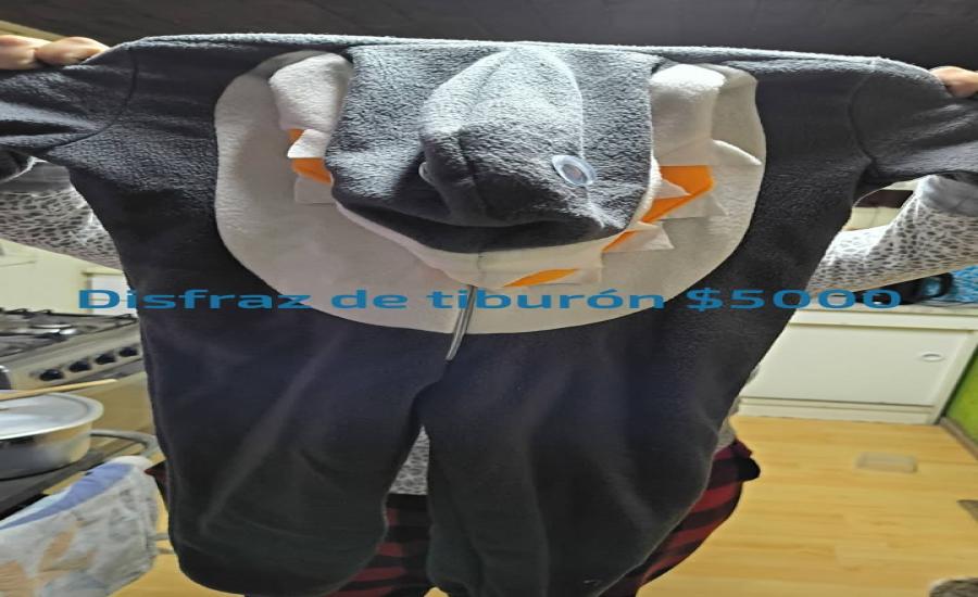 Disfraz infantil de tiburón