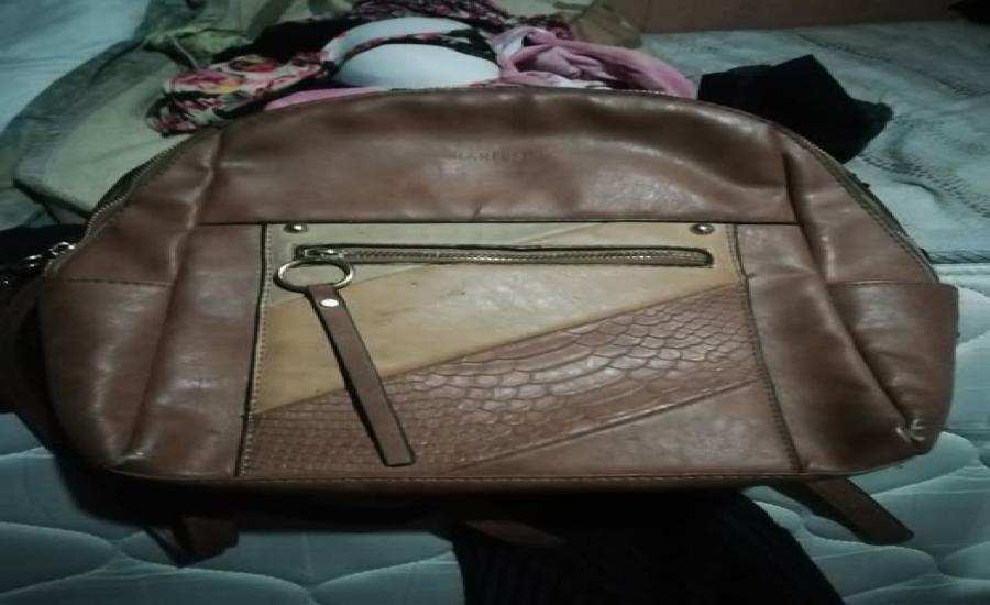 Mochila de cuero para mujer