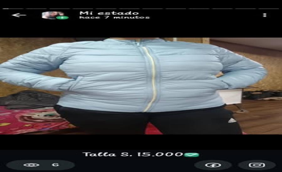 Chaqueta celeste Talla S