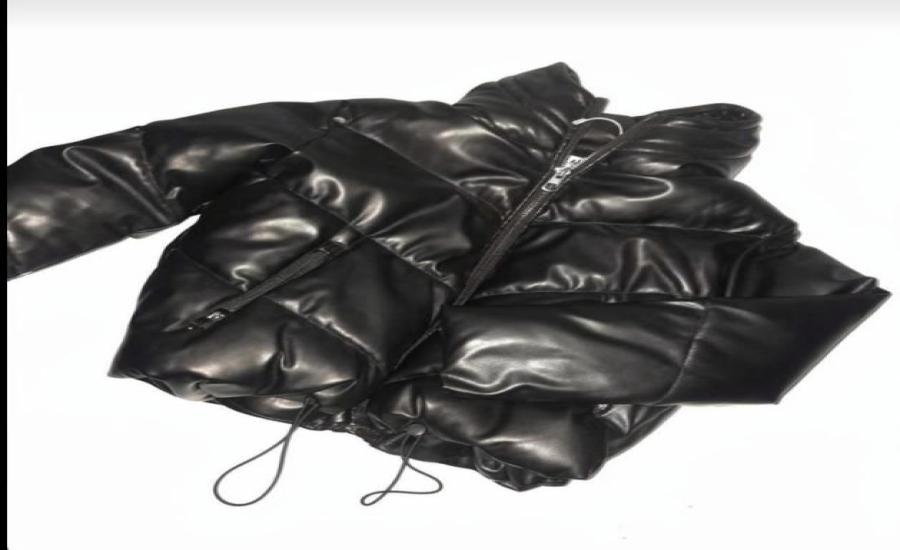 Parka puffa eco cuero Alaniz talla S
