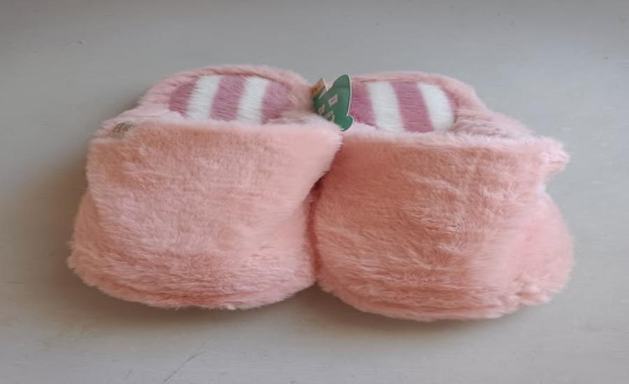 Pantuflas rosadas talla 38-39