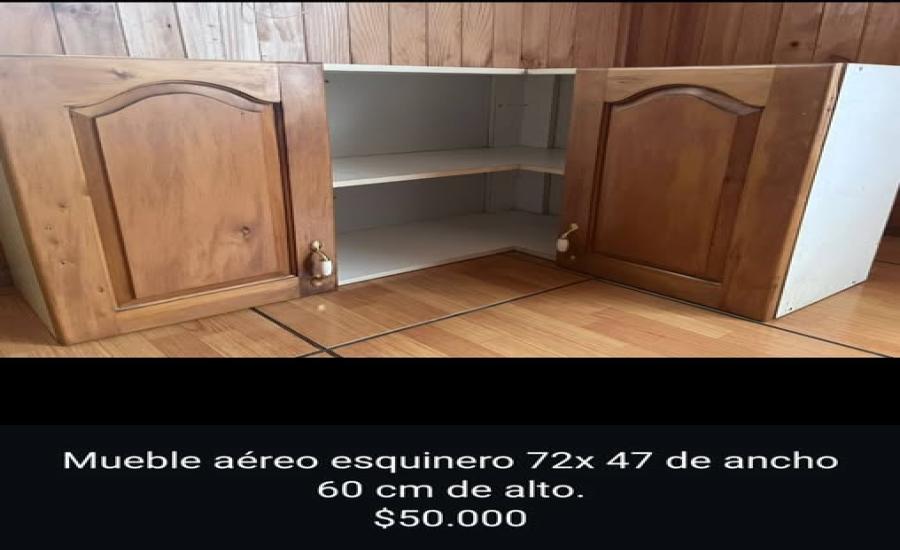 Mueble aéreo esquinero de cocina 72x47x60 cm