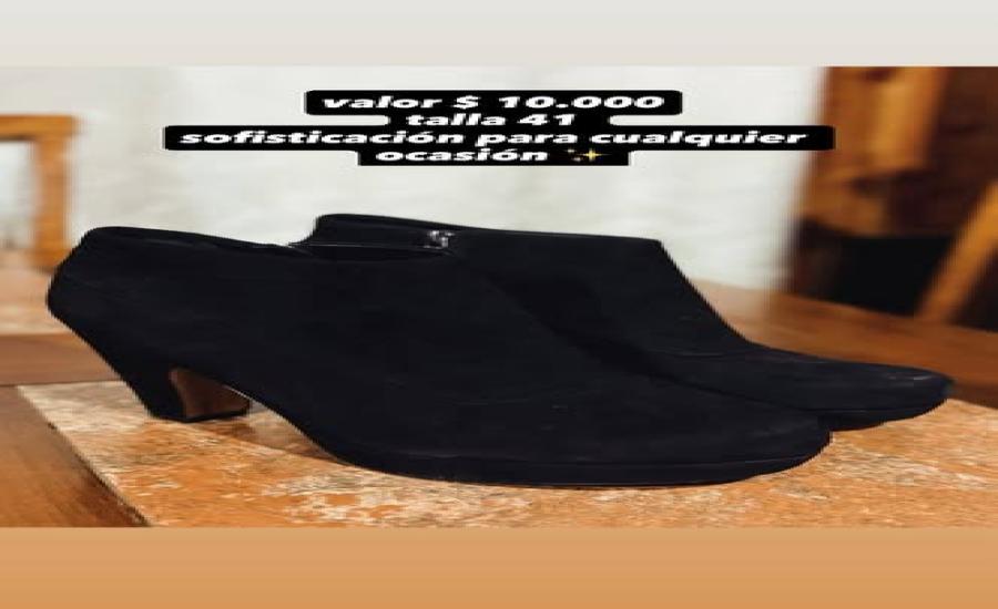 Zapatos de taco negros talla 41
